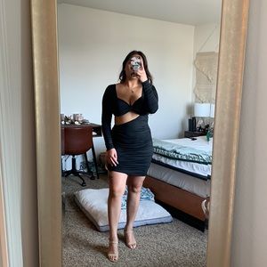 Princess poll black dress